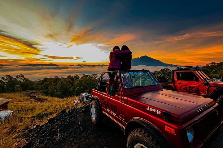 Mount Batur Sunrise Jeep & Black Lava ATV Adventure from Ubud