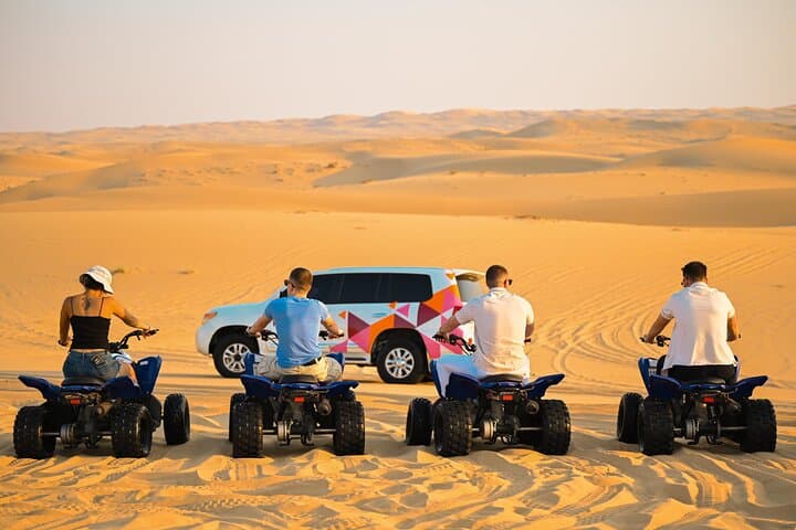 Abu Dhabi Evening Desert Safari: Dune Bashing, Camel Ride & BBQ Experience photo 5