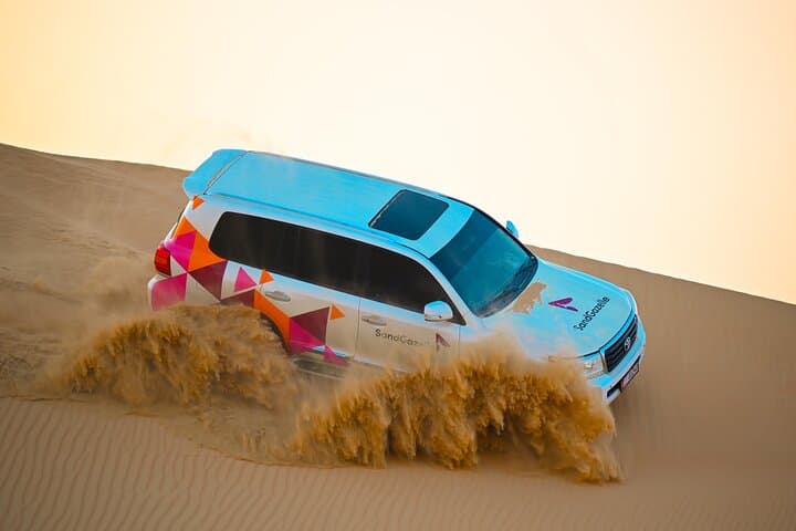 Abu Dhabi Evening Desert Safari: Dune Bashing, Camel Ride & BBQ Experience photo 6