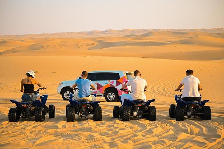 Morning Private Dune Bashing in Abu Dhabi: 4-Hour Desert Safari with Camel Ride & Sandboarding photo 4