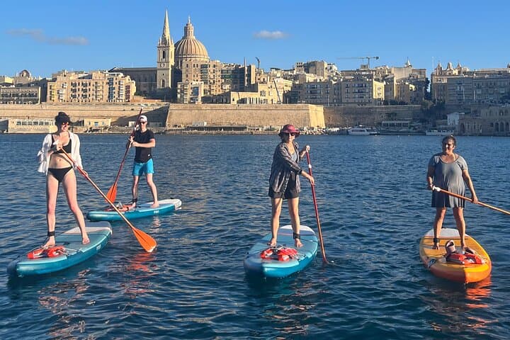 Stand-Up Paddle Around Manoel Island: Valletta Views & Sliema Snorkel