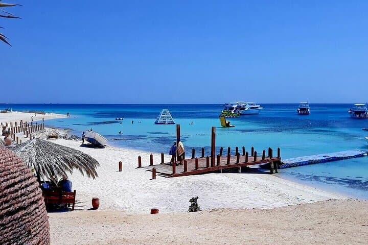 Private Island Escape from Hurghada: 7-Hour Red Sea Snorkel & Beach Day photo 4