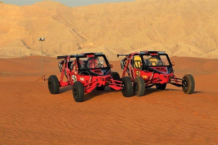Al Faya Desert Buggy Adventure: 3000cc Two-Seater Dune Ride from Dubai