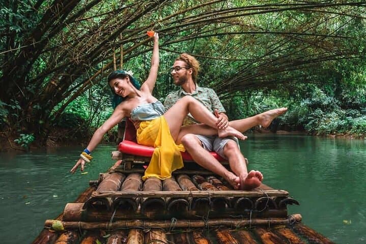Martha Brae Bamboo Rafting and Little Dunns River Waterfall Excursion from Palladium