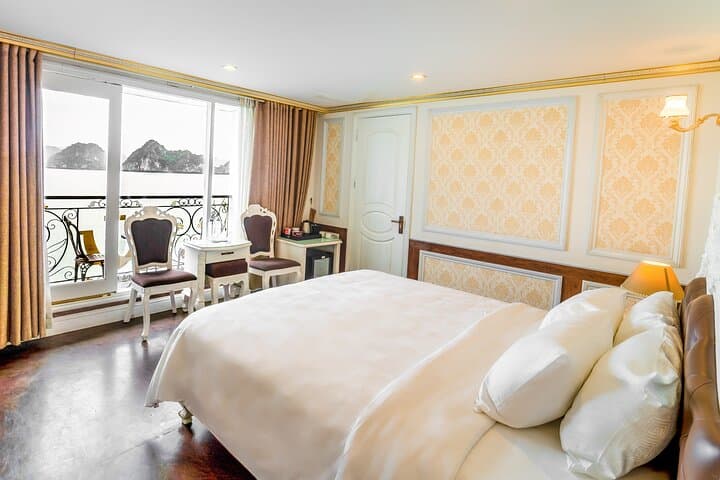 Luxury 2-Day Halong Bay Overnight Cruise with Balcony Cabin