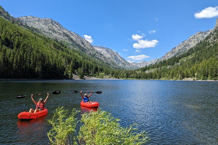 Alpine Lake Packraft Float and Guided Hike in the Bitterroot Mountains