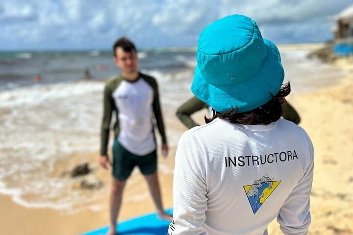 Playa Bonita Surf Lesson in Cozumel — Private 90-Min Beginner Surfing photo 6
