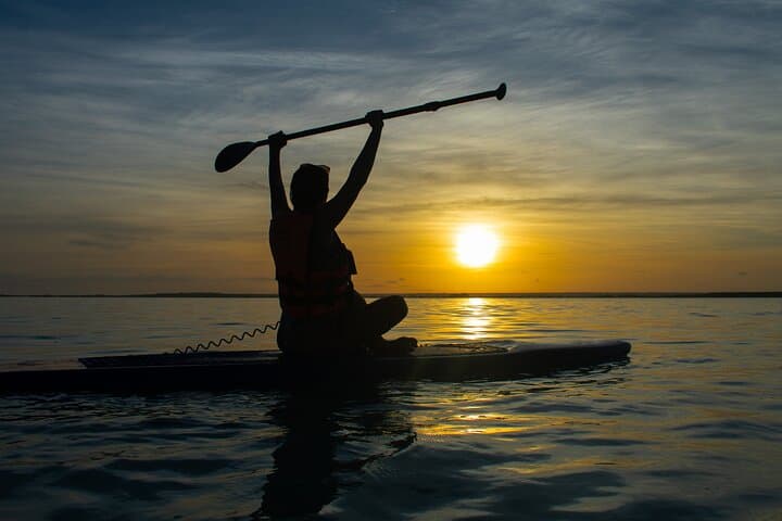 Sunrise Stand-Up Paddle on Bacalar’s 7-Colored Lagoon — Private 3.5-Hour Tour