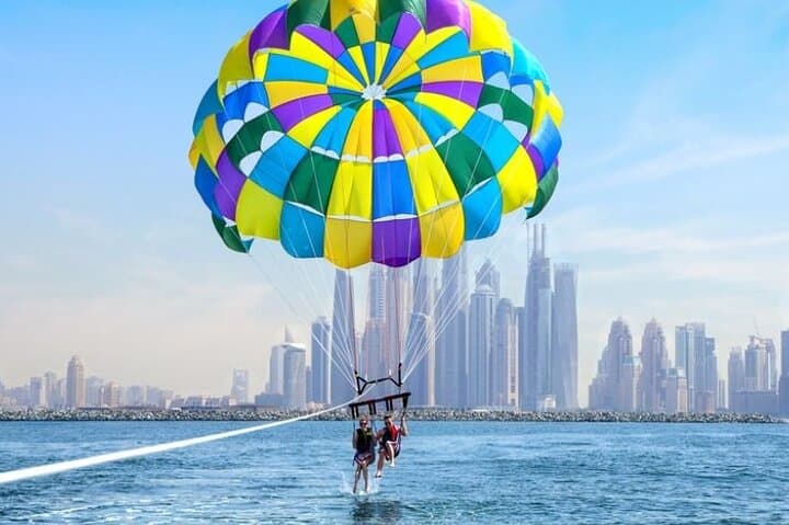 Parasailing Over Dubai Marina: 15-Min Flight With Burj Views