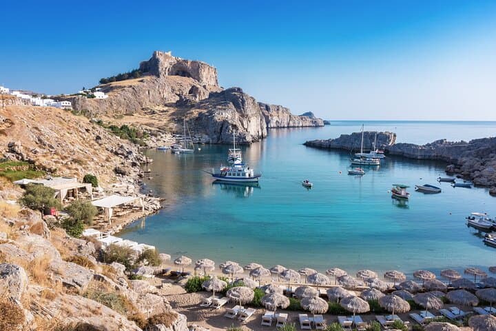 Explore Rhodes: Full-Day Tour to Lindos, Seven Springs & Kallithea photo 3