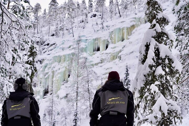 Korouoma Frozen Waterfalls Hike — Winter Canyon Walk Near Rovaniemi