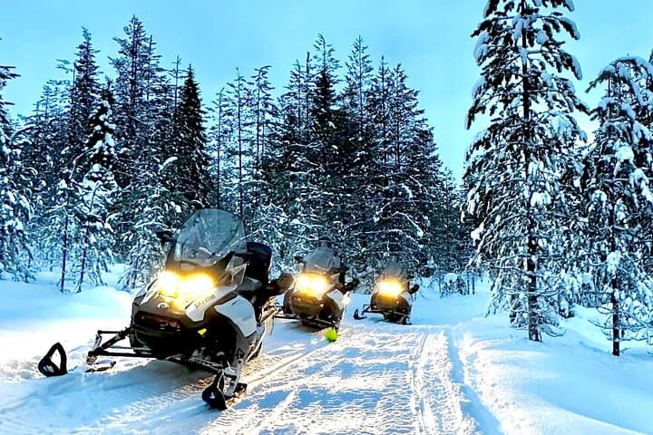 Explore Rovaniemi’s Arctic Wilderness on a Snowmobile Safari