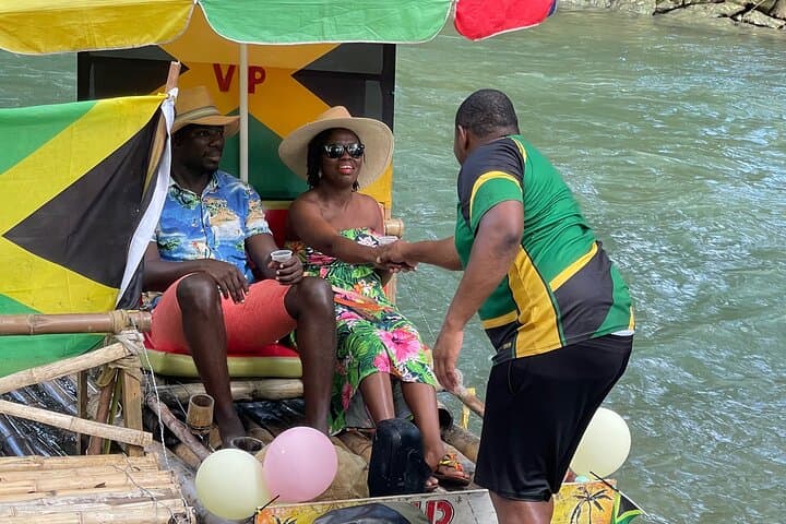 Private Bamboo River Rafting and Limestone Massage Near Montego Bay