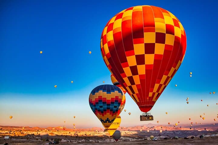Hot Air Balloon Over Luxor: Sunrise Flight Above Temples
