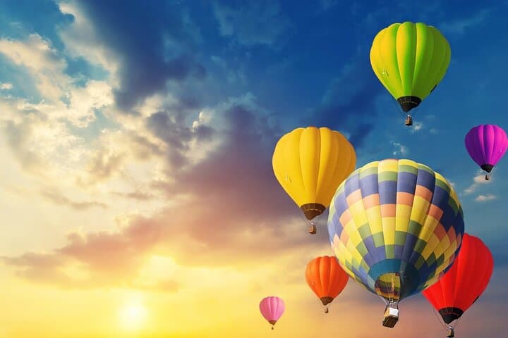 Hot Air Balloon Over Luxor: Sunrise Flight Above Temples photo 2