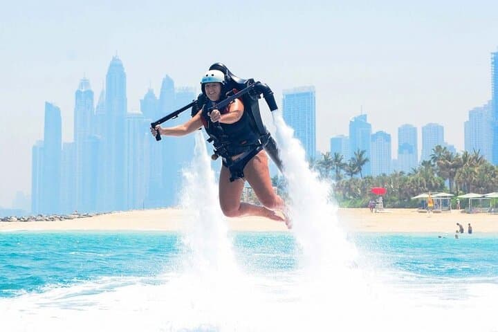 Dubai Water Jetpack Experience — Fly Over Palm Jumeirah & Burj Khalifa
