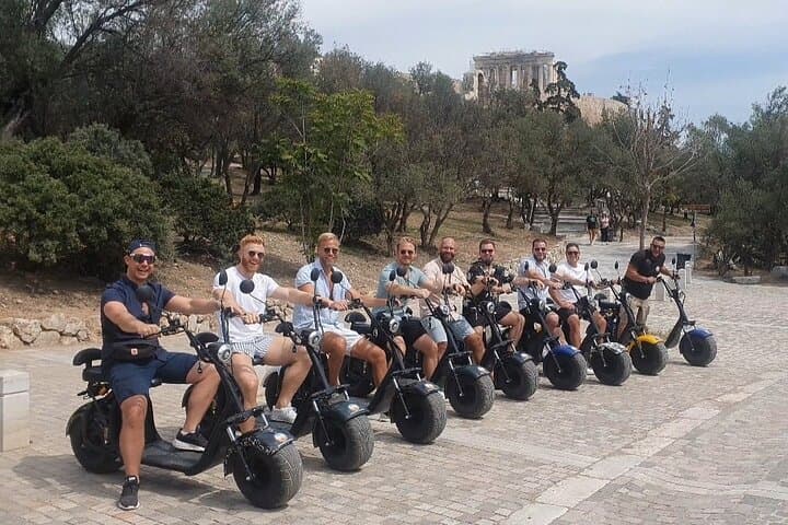 Athens E-scooter Tour: Glide the Acropolis & Historic Hills in 2 Hours