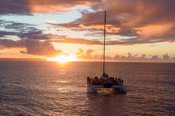 Na Pali Coast Sunset Dinner Sail Aboard Leila Catamaran