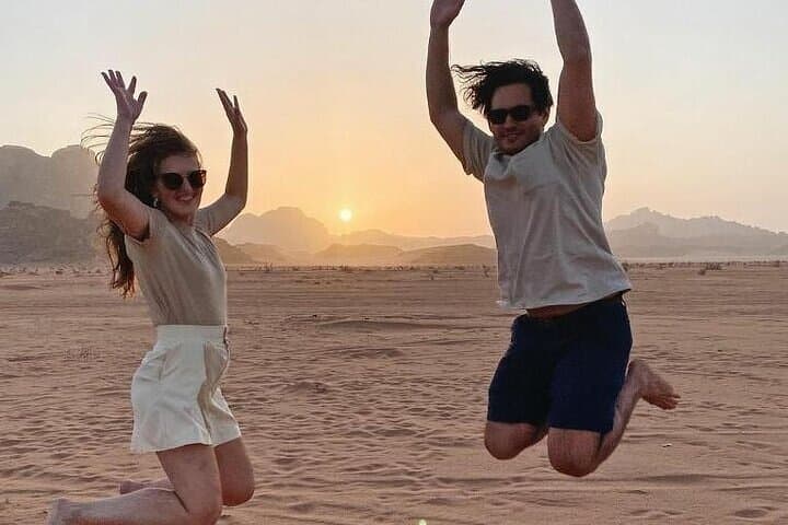 Wadi Rum Sunset Jeep Tour with Bedouin Camp Dinner & Overnight photo 4