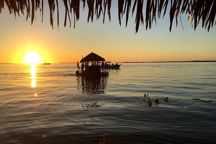 Key Largo Sunset Tiki Cruise: Floating Tiki Bar, Swim Stops & Wildlife photo 1