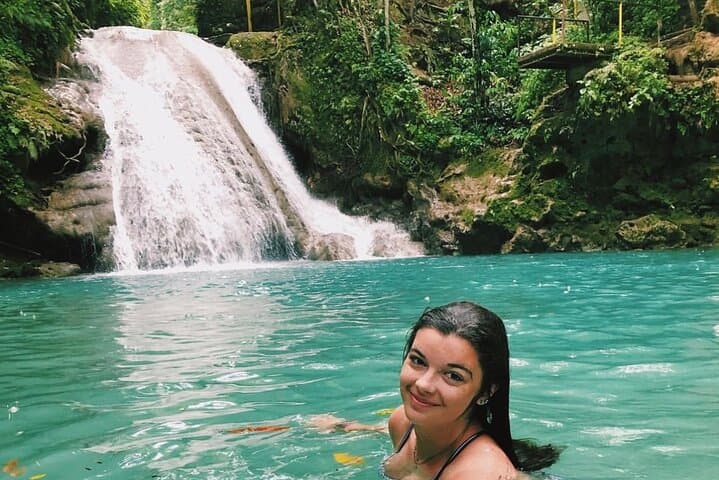 Blue Hole & Dunn’s River Falls: Ocho Rios Guided Waterfall Adventure