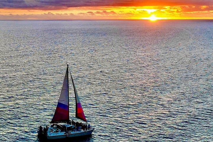 Sunset Sail on Winona: Ma'alaea Harbor Catamaran Tiki Bar & Whale Watch photo 4