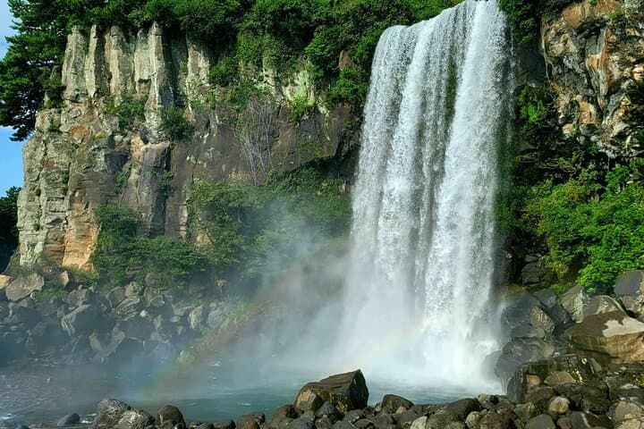 Jeju South Coast Private Jumbo Taxi Tour: Waterfalls, Volcanic Cones & Local Eats photo 3