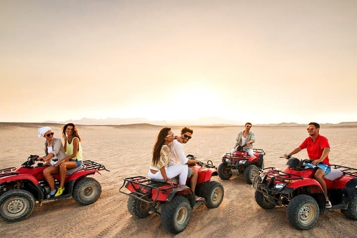Sunrise Dubai Desert Safari: Quad Biking, Dune Bashing & Sandboarding