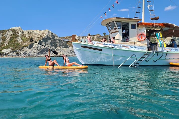Ionian day cruise from Argostoli: White Rocks, Vardiani & Xi Beach