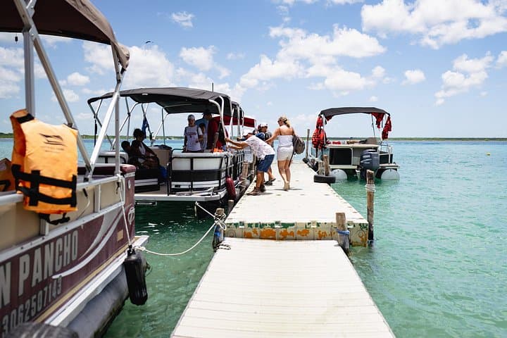 Private Bacalar Lagoon Boat Tour from Costa Maya — Seven-Color Lagoon Day Trip photo 3