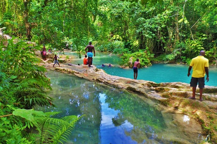 Climb Dunn's River & Dive the Blue Hole: Ocho Rios Day Trip with Jerk Lunch photo 5