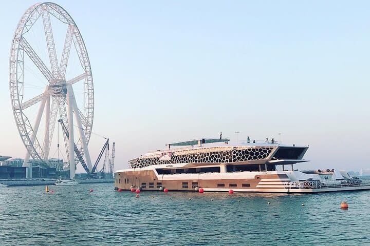 Lotus Mega Yacht Dinner Cruise Dubai: BBQ, Bar & Marina Lights photo 2