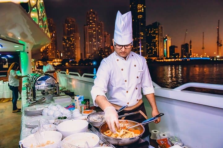 Dubai Lotus Mega Yacht Dinner Cruise VIP: Sunset Dinner & Palm Views photo 5