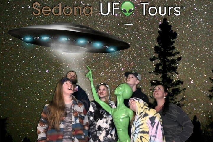 Sedona UFO & Stargazing Night Tour — Military Night Vision over Red Rocks