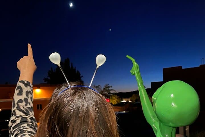 Sedona UFO & Stargazing Night Tour — Military Night Vision over Red Rocks photo 3