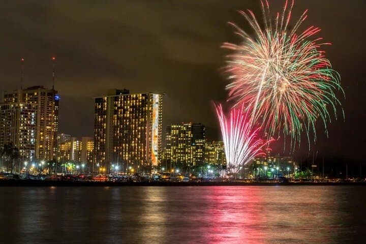 Oahu Friday Night Fireworks Catamaran Cruise — Kewalo Harbor Private Charter photo 3