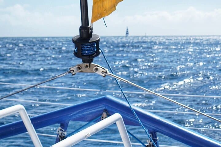 South Shore Private Sail: Waikiki to Diamond Head on a Yellow Catamaran photo 4