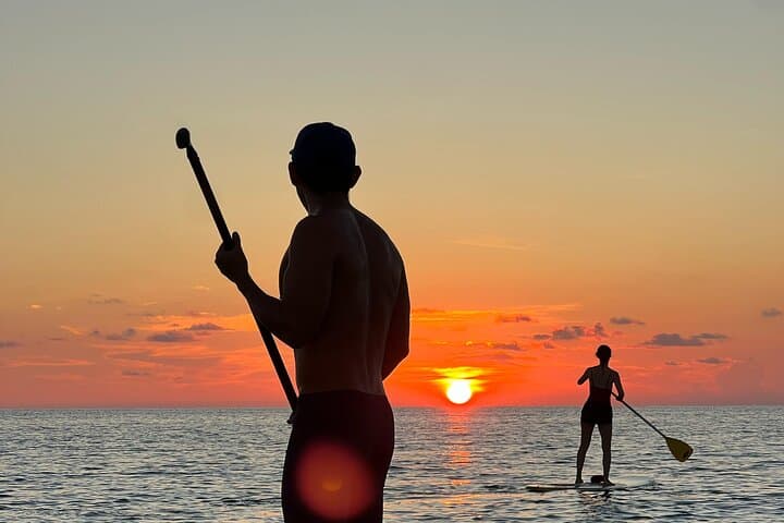 Sunrise Stand Up Paddle in Cancun — Private SUP Lesson on a Sargassum-Free Beach photo 3