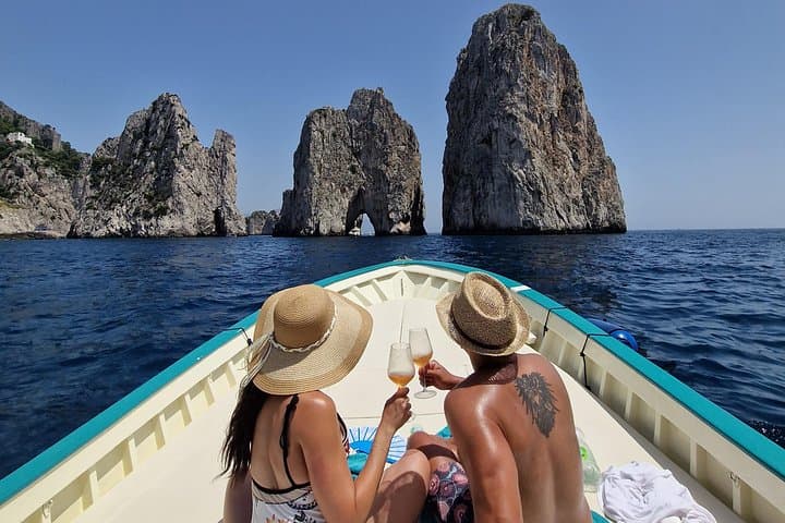 3-Hour Private Capri Boat Tour — Blue Grotto, Faraglioni & Villa Malaparte photo 1