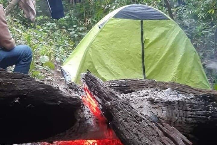 Chitwan National Park Campfire Night from Madi — Jungle Camping & Waterfall Swim