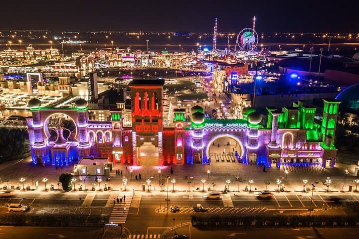 See Old and New Dubai: Dubai Frame & Global Village Evening Combo