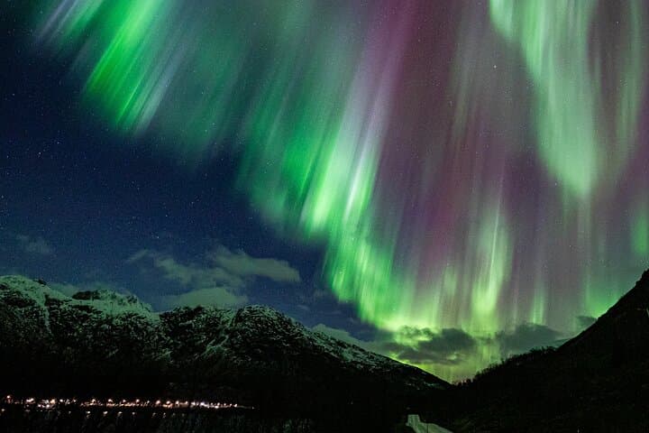 Tromsø Northern Lights Minibus Chase with Photos and Dinner photo 5