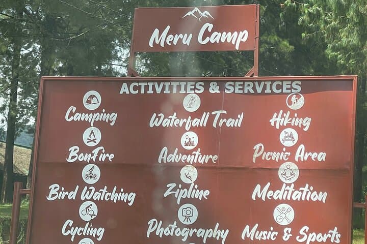 Mount Meru Private Waterfall Tour — Cycle, Quad, Zipline & Hike from Arusha
