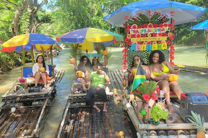 Lethe River Bamboo Rafting, Limestone Foot Massage & Riverside Jamaican Lunch photo 3