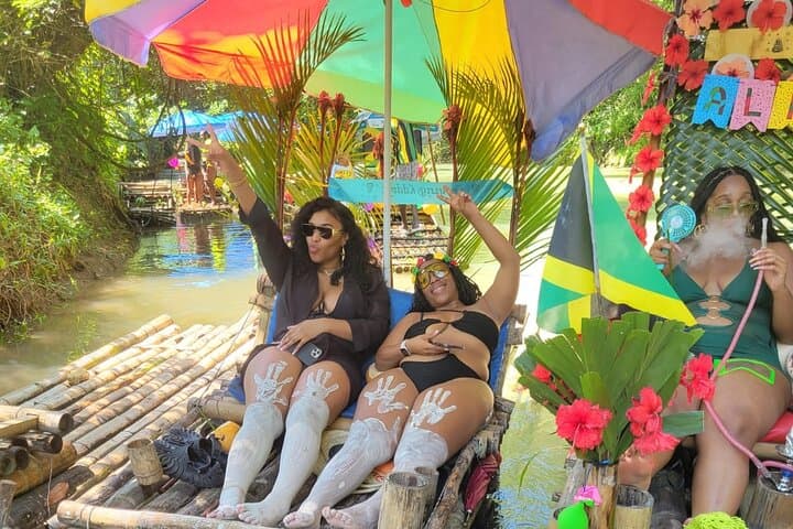 Lethe River Bamboo Rafting, Limestone Foot Massage & Riverside Jamaican Lunch