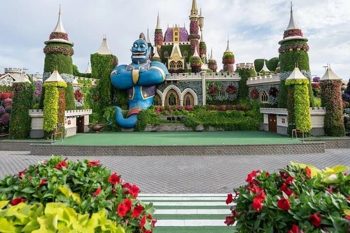 Dubai Miracle Garden & Global Village Evening Tour — Flowers, Food and World Pavilions