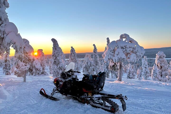 Full-Day Snowmobile, Ice Fishing & Sauna Experience in Rovaniemi