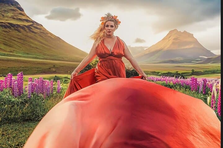 Flying Dress Photoshoot at Kealia Beach, Kauai — Beach Portrait Session & Dress Rental photo 6