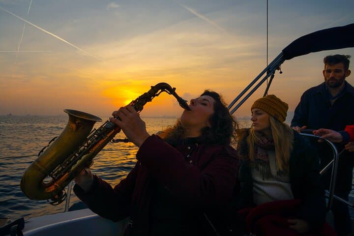 Sunset Sailing with Live Sax and Spanish Tapas in Barcelona photo 2