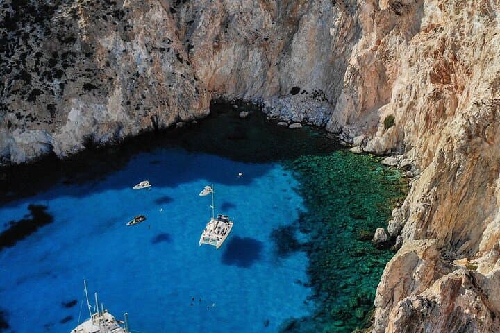 Full-Day Catamaran to Kleftiko & Polyaigos — Milos Sailing and Snorkel Adventure photo 2